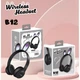 Наушники безпроводные "Заячьи ушки" Wireless P47R с подсветкой RGB Bluetooth 5.0 MP3 плеер Black 022l - изображение 2