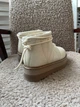 Женские зимние угги ShoesBand Молочного цвета натуральная кожа 41 (26,5 см) (S39241з) - изображение 8
