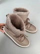 Женские зимние угги ShoesBand Темно-бежевые натуральная кожа 37 (24 см) (S74001-7з) - изображение 9