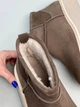 Женские зимние угги ShoesBand Шоколадного цвета натуральная замша на светлой подошве 39 (26 см) (S74141-2з) - изображение 9