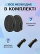 Шнурки для обуви кроссовок плоские эластичные с фиксатором магнитные широкие 8 мм UnA шнурок длина 100 см для ботинок туфель черные (124.0002) - изображение 6