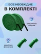 Шнурки для обуви кроссовок эластичные с фиксатором магнитные плоские широкие 8 мм UnA шнурок длина 100 см для ботинок туфель зеленые (124.0005) - изображение 6