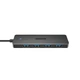 USB хаб расширитель с входом USB-A HUB Ugreen Ultra Slim CM219 4-in-1 (USB-A to USB 3.0*4, 0.15m). Black - изображение 4