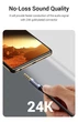 Аудіокабель 3,5 на 3,5 UGREEN Cable Alu Case mini jack 3,5 mm на mini jack 3,5 mm (4 pin, 1m). Grey - зображення 6