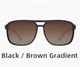 Мужские поляризационные солнцезащитные очки KINGSEVEN 790 Black Gradient Brown - изображение 2