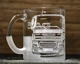 Чашка для чаю та кави з гравіюванням вантажівки та логотипу DAF CF - зображення 2