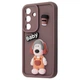 Чохол мультяшний з фігурками VVave Pretty Things Case для Samsung Galaxy S24 FE brown/baby - зображення 1