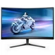 Монітор 27" Philips 27M2C5200W, VA, вигнутий, 280Hz, 0,3 ms, 2xHDMI, DP, HAS, Pivot, чорно-сірий - зображення 1