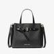 Женская сумка Michael Kors Emilia Small Logo Satchel черная - изображение 1