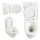 Унітаз підлоговий Qtap Virgo Ultra Quiet безобідковий з сидінням Soft-close WHITE QT18226092AWSD00052581 - зображення 7