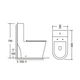 Унитаз-моноблок напольный Qtap Kolibri Ultra Quiet безободковый с сиденьем Soft-close WHITE QT10226380WSD00052624 - изображение 2
