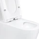 Унитаз-моноблок напольный Qtap Kolibri Ultra Quiet безободковый с сиденьем Soft-close WHITE QT10226380W - изображение 5
