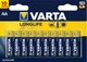 Батарейка Varta Longlife AA BLI 10 Alkaline (04106101761) (4008496525232) - изображение 3