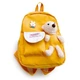 Дитячий рюкзак Hommex Small-Bear Yellow - тканина жовта / іграшка ведмідь - зображення 1