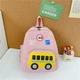 Дитячий рюкзак Hommex Small Bus Pink - рожева тканина / малюнок автобус - зображення 2