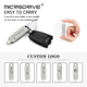 Флешка металлическая 2в1 64ГБ USB-Lightning для Apple iPhone, iPad, iPod, компьютера Microdrive 64GB OTG - изображение 4
