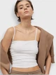 Топ женский H&M 060759871_whitenew XL Белый (6666000338495) - изображение 1