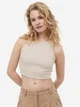Топ женский H&M 061049251_lightbeige XS Светло-бежевый (6666000338341) - изображение 1