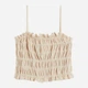 Топ женский H&M 061081996_lightbeige XS Светло-бежевый (6666000338105) - изображение 5