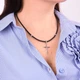 Шнурок шовковий Спаси і збережи зі сріблом (8032) 45 - зображення 2