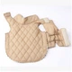 Зимовий водонепроникний двохсторонній жилет в клітинку Derby Plaid Beige в британському стилі, XS Бежевий - зображення 2