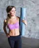 Килимок для йоги та фітнесу PowerPlay 4010 PVC Yoga Mat Темно-синій (173x61x0.6) - изображение 9