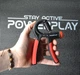 Еспандер кистьовий PowerPlay PP-4323 з регульованим навантаженням 10-40 кг. Strength Grip Чорно-червоний - изображение 8