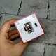 Фонарик LED свеча электронная декор на Новый год Санта 12х4 см Красный MA258-2 - изображение 5