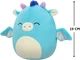 Мягкая игрушка Squishmallows Дракон Татьяна 19 см (SQCR06614) - изображение 2