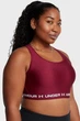 Жіночий бордовий топ UA Crossback Mid Bra Under Armour XL 1361034-625 - изображение 2