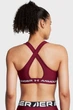 Жіночий бордовий топ UA Crossback Mid Bra Under Armour XL 1361034-625 - изображение 3