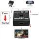 HDMI розгалужувач двонаправлений Bi-Direction Switch на 2 порти 4К 60Hz | перемикач + комутатор 2 до 1 | Black - изображение 3