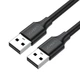 Кабель Ugreen US102 USB – USB 1 м чорний - изображение 1