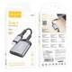 Кардридер HOCO UA25 2-in-1 card reader Type-C Metal Gray (6942007608862) - изображение 9