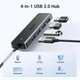 USB-хаб UGREEN 4-Port USB 3.0 Hub (UGR-25851) - зображення 3