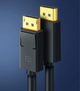 Кабель UGREEN DP Male to Male Cable 1m (Black) (UGR-10244) - зображення 4