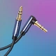 Аудіокабель UGREEN 3.5mm Male to 3.5mm Male Cable Gold Plated Metal Case with Braid 1m (Blue Black) (UGR-60179) - зображення 4