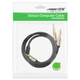 Аудіокабель UGREEN 3.5mm TRS to Dual 6.35mm TS Audio Cable 1m (Gray) (UGR-10613) - изображение 2