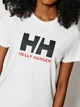 Футболка жіноча Helly Hansen Hh Logo T-Shirt XS Білий 34112-001 - зображення 3