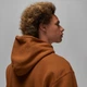Худи мужской Jordan Wordmark Fleece XL Коричневый (FJ1966-281) - изображение 5