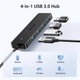 Хаб UGREEN 4-Port USB 3.0 Hub (UGR-35574) - зображення 3
