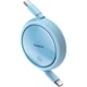 Кабель Baseus Free2Draw Mini Retractable Charging Cable Type-C to Type-C 100W 1m Galaxy Blue (P10364500311-00) - изображение 3