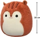 Мягкая игрушка Squishmallows Белка Сойер 30 см (SQCR06757) - изображение 2
