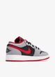 Кроссовки женские Jordan 1 Low Gs Grey/Black 37.5 Комбінований 553560-060 - изображение 3