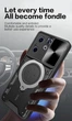 Чохол Magnetic Shield для Infinix Smart 8/X6525 бампер протиударний з підставкою кільцем Black - зображення 2