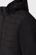 Куртка мужская Cmp Man Jacket Hybrid Zip Hood L Чорний 32K3247-U901 - изображение 4