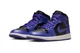 Кроссовки женские Jordan 1 Mid Violet 42.5 Синій BQ6472-051 - изображение 1