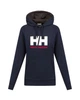 Кофта женские Helly Hansen Logo Hoodie S Темно-синій 33978-597 - изображение 1
