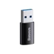 Переходник Baseus USB3.1 to Type-C металл OTG адаптер Ingenuity Mini Black (ZJJQ000101) - изображение 3