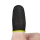 Игровые напальчники Carbon V1 для телефона игр смартфона планшета пубг пабг мобайл pubg mobile 1 пара Черный с желтым - изображение 3